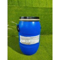 Thùng phuy nhựa 30L, phi nhựa xanh, thùng đựng nước 30L (mới 85%) - Nắp Kín Chống Rò Rỉ - ANH DZUY