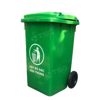 Thùng Rác 100 Lít Nhựa HDPE