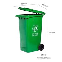Thùng rác (100l, 120l, 240l, 360l)