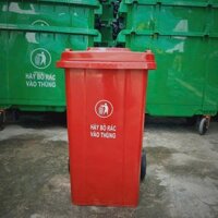 Thùng Rác 100L Đỏ