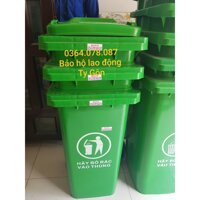 THÙNG RÁC  120L -  NHỰA CAO CẤP HDPE