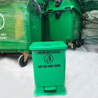 Thùng Rác 15L Màu Xanh Lá