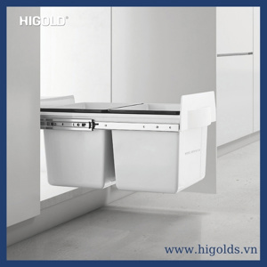 Thùng rác 2 ngăn âm tủ bếp Higold 307013