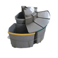Thùng Rác 3 Ngăn Âm Tủ 30L Bằng Nhựa Có Nắp Đậy TR02
