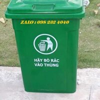 Thùng rác 60 lít, không bánh xe