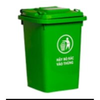 Thùng rác 60 lít nhựa dẻo không bánh xe
