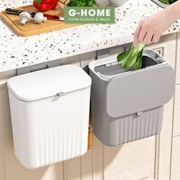 Thùng rác bếp thông minh GHOME, thùng trác treo tủ bếp bằng nhựa có nắp đậy tiện ích TR22M1