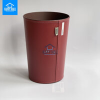 Thùng rác bọc simili Lock&Lock 10L BYN260R Màu đỏ Happy Mall