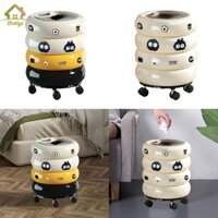 Thùng Rác Bothyi Thùng Rác Bánh Xe Có Nắp Thùng Rác Hộp Đựng Rác Di Động Thùng Rác Cho Phòng Thủ Công Phòng Tắm Văn Phòng Ký Túc Xá Nhà Vệ Sinh