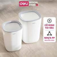 Thùng Rác Cố Định Túi Rác Sọt Rác Nhựa Nguyên Sinh Hạn Chế Mùi Hôi Tiện Lợi Tiết Kiệm Không Gian Cho Văn Phòng Nhà Bếp - 1104 - Xanh 11l