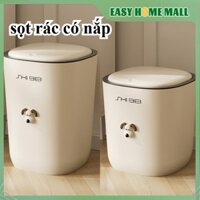 Thùng Rác Có Nắp Cao Cấp , 12L / 16L Thùng Đựng Rác Gia Đình, Văn Phòng