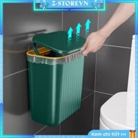 Thùng Rác Có Nắp Lật Treo Tủ Bếp Có Nắp Lật Gắn Tường Phòng Tắm Dung Tích Lớn và nhỡ