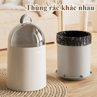 Thùng Rác Có Nắp, Thùng Rác Phòng Khách Đẹp,Bật Rác 8L,12L Nắp Kín, Chống Mùi