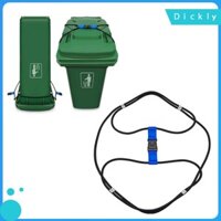 Thùng Rác Có Thể Nắp Khóa Dây Đeo Đàn Hồi Hạng Nặng Có Thể Điều Chỉnh Nắp Rác Khóa Cho Gấu Chó Opossums Đường Ngoài Trời Rác Có Thể