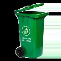 THÙNG RÁC CÔNG CỘNG 120L  NẮP KÍN HIỆP THÀNH