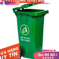 Thùng Rác Công Cộng Có Bánh Xe - Thùng Rác Có Banh Xe 100 Lít Nhựa Cao Cấp Việt Nhật