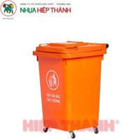 THÙNG RÁC CÔNG NGHIỆP NHỰA HIỆP THÀNH 90 LÍT -CÓ BÁNH XE ms: 503k-BX
