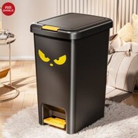 Thùng rác DANLE khử mùi gia đình thùng rác bàn đạp dung tích lớn có nắp