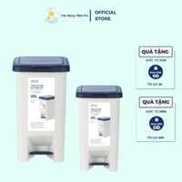 Thùng Rác Đạp Chân Chữ Nhật Inochi Hiro 10L-15L-20L (Màu Ngẫu Nhiên) Thùng Rác Nhựa Sang Trọng, Tiện Lợi Mta-Mart2
