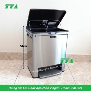 Thùng rác đạp đôi Fitis Mega SPD1-901