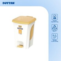 Thùng rác đạp nhí nhựa DUY TÂN Matsu - Kem
