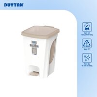Thùng rác đạp nhí nhựa DUY TÂN Matsu - Xam