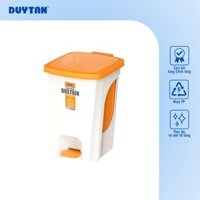 Thùng rác đạp nhí nhựa DUY TÂN Matsu - Cam