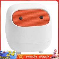 Thùng rác để bàn, Đồ dùng văn phòng nhỏ, Thùng rác đẩy hai lớp Mini, Hộp đựng rác dễ thương