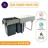 Thùng rác đôi âm tủ bếp 💥 FREE SHIP 💥 Thùng đựng rác nhựa đôi gắn cánh  hoặc âm tủ thuận tiện để rác dưới bồn rửa