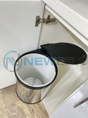Thùng rác đơn inox NewEra 14 lít