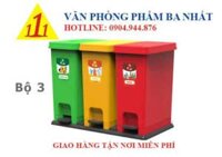 Thùng rác ECO bộ 3 Duy Tân