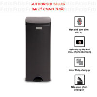 Thùng Rác Fitis Đạp SPL1-903 (22lit) - Đen (sử dụng túi rác size M)