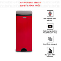 Thùng Rác Fitis Đạp SPL1-906 (22lit) - Đỏ (sử dụng túi rác size M)