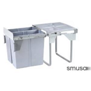 Thùng rác Hafele đôi có ray kéo 503.38.546