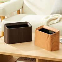 Thùng rác hẹp để bàn DAPPERGENT, Hộp đựng rác mặt bàn đơn giản vuông, Thùng rác hai tầng sáng tạo Bắc Âu Thùng rác Mini cho văn phòng