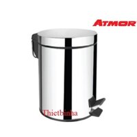 Thùng rác inox 12 lít Atmor 8074, made in Thái Lan