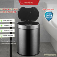Thùng Rác Inox Cảm Biến Thông Minh 3TTO.TR1201 Với 3 Chế Độ Đóng Mở Nắp Tự Động