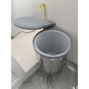 Thùng rác inox E0103, 14L