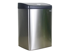 Thùng rác Inox Fitis Nhấn Vuông Nhỏ STS1-901.A (STS1-901), 15L