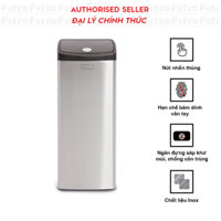 THÙNG RÁC INOX FITIS NHẤN STL1-901 - 22L (sử dụng túi rác size M)