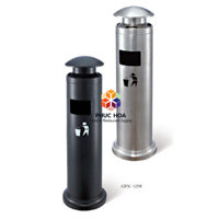 Thùng rác inox gạt tàn thuốc GPX-129F