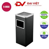 Thùng rác inox gạt tàn thuốc 300x240x610mm