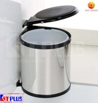 Thùng Rác Inox Tròn Gắn Cánh DF14L