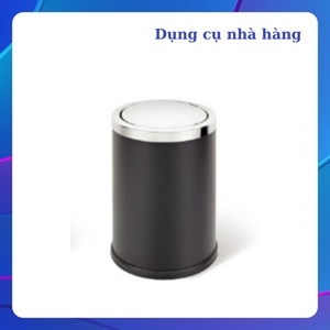 Thùng rác Inox tròn nắp lật văn phòng Nhân Long A36-H