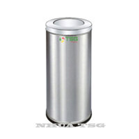 Thùng Rác Inox Tròn Nắp Lật Lớn