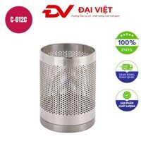 Thùng rác inox văn phòng 2 lớp dạng lưới 220x295mm