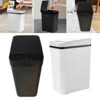 Thùng Rác Không Cảm Ứng Có Nắp Thùng Rác 15L Nẹp Thùng Rác Cảm Ứng Thông Minh Thùng Rác Cho Phòng Khách Nhà Bếp