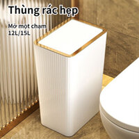 Thùng rác lật, 12L / 15L, Nhựa PP, Thùng rác văn phòng