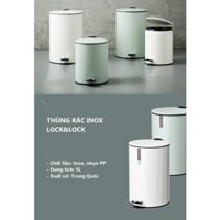 Thùng rác Lock&Lock 5L BYP102 BYP104 BYP125 có đạp chân - TRUCANHSG