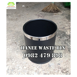Thùng rác miệng inox tròn không nắp